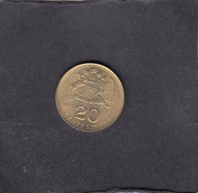 Beschrijving: 20 Centesimos BALMACEDA